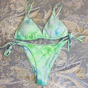Tie-dye bikini